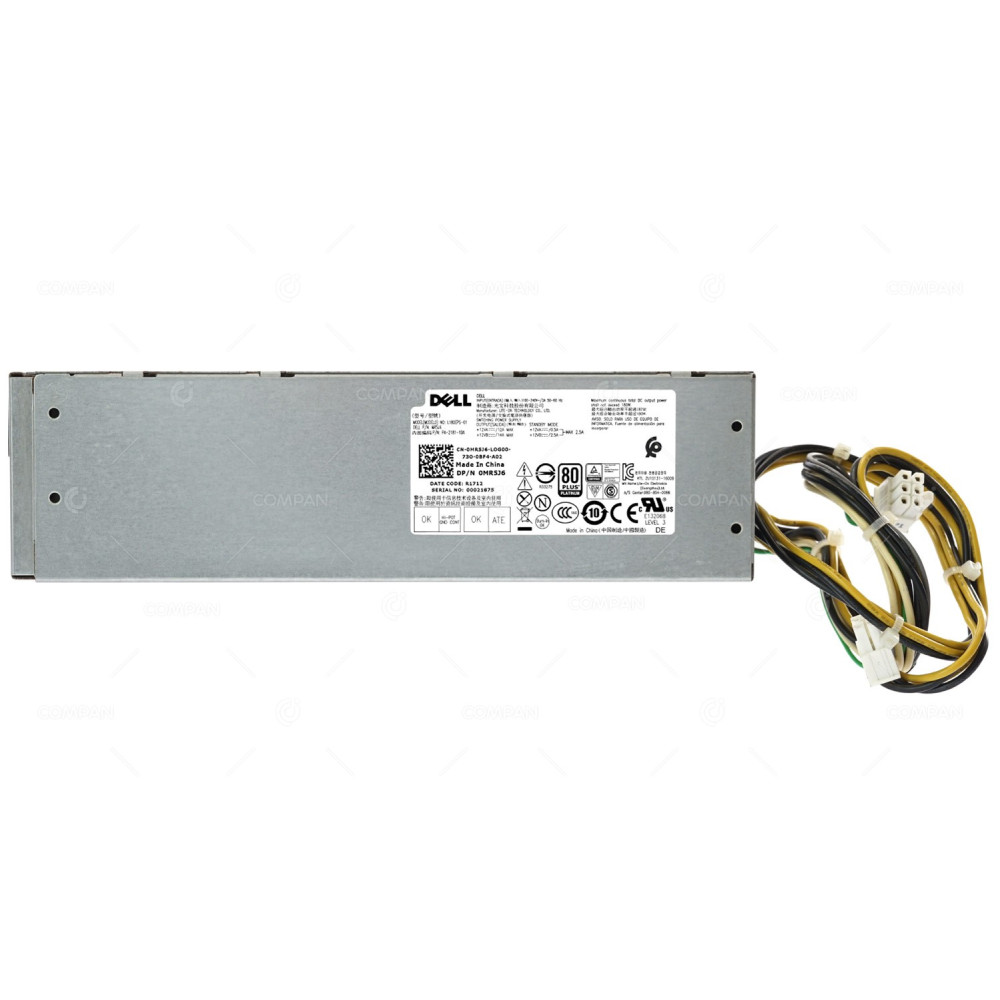 MR5J6 DELL 180W POWER SUPPLY FOR OPTIPLEX 3060, 7050 0MR5J6, L180EPS-01